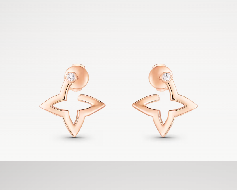 LV. 옹브르 블라썸 미니 이어링